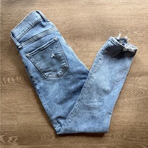 Abercrombie & Fitch skinny high rise ankle jeans (short)